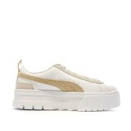 Baskets Blanc/Beige Femme Puma Mayze vue 2
