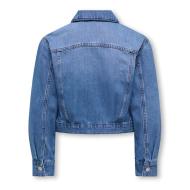 Veste en jean Bleu fille Kids ONLY Koglumi vue 2