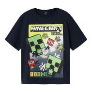 T-shirt Marine Garçon Name it Minecraft vue 2
