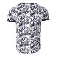 T-shirt Marine Homme Maison Blaggio Fleur Tropical vue 2