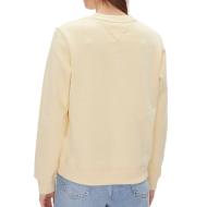 Sweat Jaune Femme Tommy Hilfiger Flag Crew vue 2