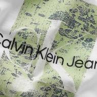 T-shirt Blanc Garçon Calvin Klein Jeans Second Skin vue 2