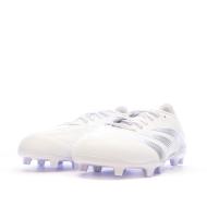 Chaussures de Foot Blanches Junior Adidas Predator League FG vue 6