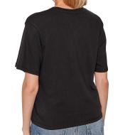 T-shirt Noir Femme Tommy Jeans Crop vue 2