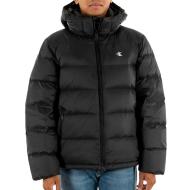 Doudoune Noir Homme Calvin Klein Jeans Ls Nylon Zip pas cher