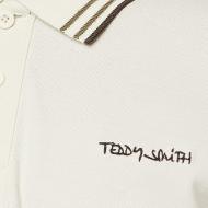 Polo Blanc Homme Teddy Smith Pasian vue 3