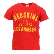 T-shirt Rouge Garçon Redskins MC