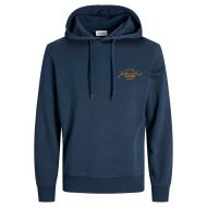 Sweat Marine/Orange Homme Jack & Jones Ferris