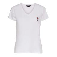 T-shirt Blanc Femme Pieces Merima pas cher
