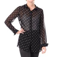 Chemise Noir/Blanche Femme Guess W1RH09W70Q0 pas cher