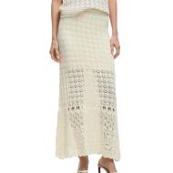 Jupe Beige Vila Femme Vidolise Ankle pas cher