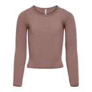 T-shirt Marron Fille Kids Only Gwen pas cher