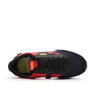 Baskets Marine/Noir/Rouge Garçon Puma Future Rider vue 4