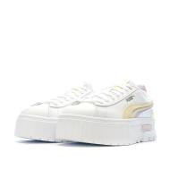 Baskets Blanches/Jaune Femme Puma Mayze Triplex vue 6