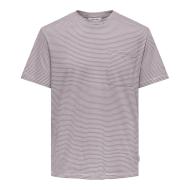 T-shirt Mauve Homme Only & Sons Onsbale