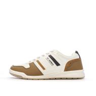 Baskets Blanc/Marron Homme Umbro Slade