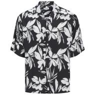 Chemisette Marine/Blanche Homme Jack & Jones Resort Floral vue 3