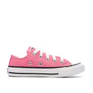 Baskets Roses Fushia Fille Converse Chuck Taylor 3J238C vue 2