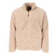 Veste Sherpa Beige Homme Paname Brothers Full Zip
