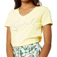 T-shirt Jaune Femme Kaporal Jayone pas cher