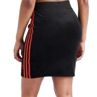 Jupe velours noir femme Adidas VDAY vue 2