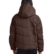 Doudoune Marron Foncé Femme Pieces Jamilla vue 2