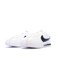 Baskets Blanc/Noir Homme Nike Cortez vue 6