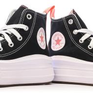 Baskets Noires Fille Converse Chuck Taylor All Star Move vue 7