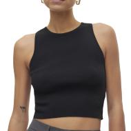 Crop Top Noir Femme Vero Moda Ginny