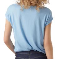 T-shirt Bleu Clair Femme Vero Moda Ava vue 2