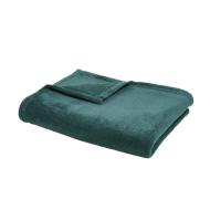 Plaid Bleu Canard Today Moelleux 125x150 pas cher