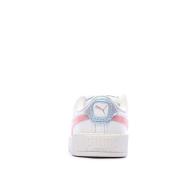 Baskets Blanche Fille Puma Carina 3.0 Blurry Dr vue 5