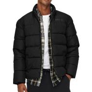 Doudoune Noire Homme Only & Sons Melvin Life pas cher