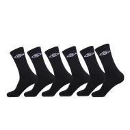 x6 Paires Chaussettes Noir Homme Umbro Tennis