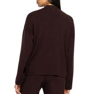 Sweat Marron Foncé Femme Soul Studio Knitwear vue 2