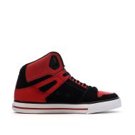 Zapatillas deportivas negras/rojas para hombre DC Shoes Pure ver 2