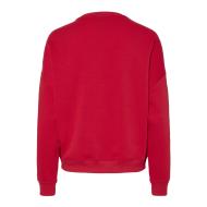 Sweat Rouge Femme Pieces Sasie vue 2