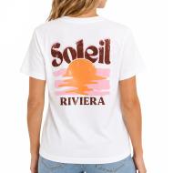 T-Shirt Blanc Femme Mère et Fille Le Soleil vue 2