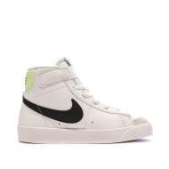 Baskets Blanches/Noires Garçon Nike Blazer Mid '77 vue 2