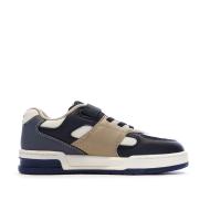 Zapatillas blancas/azul marino/negras para niño Umbro Travys ver 2
