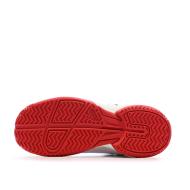 Tenis Blanco/Rojo Niño Adidas Courtflash ver 5