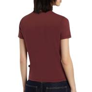 Camiseta Dickies Maple Roja de Mujer ver 2