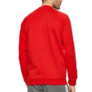 Sweat Rouge Homme Adidas 3-stripes Crew vue 2
