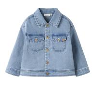 Veste Bleu Fille Lil' Atelier Ls Loose pas cher