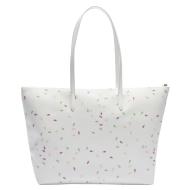 Sac à Main Blanc Femme Lacoste confetti vue 2