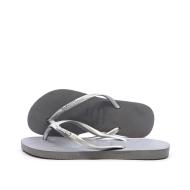 Tongs Gris Femme Havaianas Slim Logo Infradito