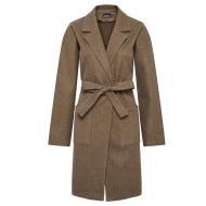 Manteau Marron Femme Pieces Jolene pas cher