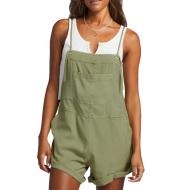 Combishort Kaki Femme Billabong Wild Pursuit Overall pas cher