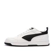 Baskets Blanc/Noir Femme Puma Rebound V6 Low