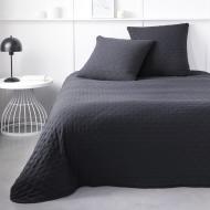 Couvre lit Noir + 2 Taies D'oreiller Today 240X220 pas cher